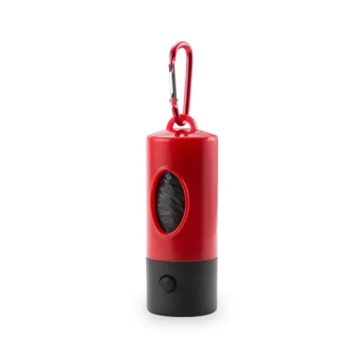 Gift Campaign Portasacchetti per cani bicolore con torcia e 15 bustine Colors Muller> Gadget Per Animali