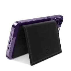 Gift Campaign Portatessere MagSafe che si aggancia allo smartphone in pelle di Napa> Portafogli