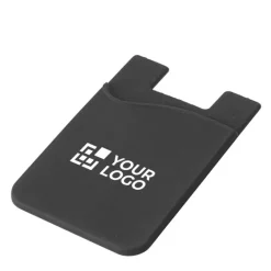 Gift Campaign Portatessere personalizzato con adesivo retro smartphone SiliconCase> Porta Biglietti Da Visita