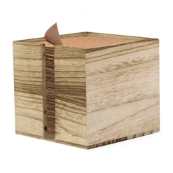 Gift Campaign Portatovaglioli a cubo in naturale con scanalatura su un lato> Altri Utensili Da Cucina
