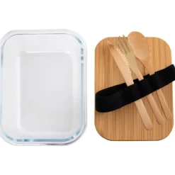 Gift Campaign Portavivande con logo coperchio e posate in bambú 700 ml Eco Glass></noscript> Porta Pranzo|Gadget Per L'Ufficio