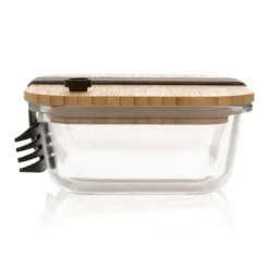 Gift Campaign Portavivande personalizzati in vetro con posate 750ml Crystal Clear></noscript> Porta Pranzo
