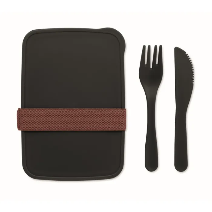 Gift Campaign Portavivande personalizzati con fascia e posate 700ml TakeAway Small> Gadget Per La Scuola|Porta Pranzo