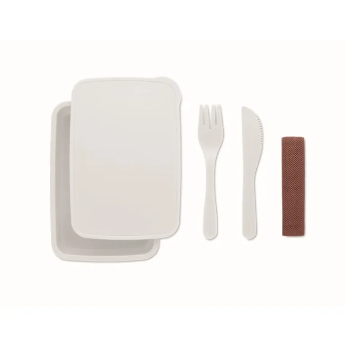 Gift Campaign Portavivande personalizzati con fascia e posate 700ml TakeAway Small> Gadget Per La Scuola|Porta Pranzo