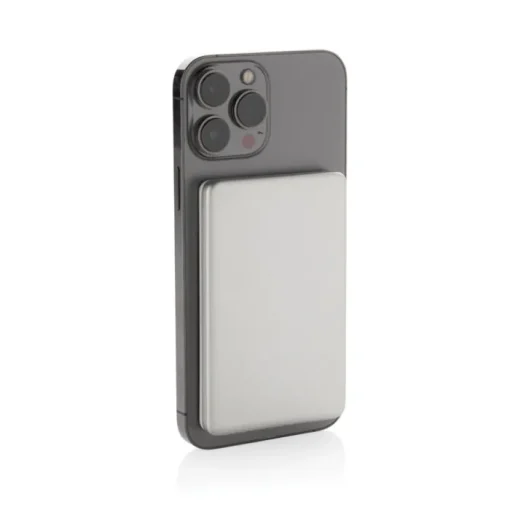 Gift Campaign Power bank con ricarica wireless magnetica con indicatore 5.000 mAh> Power Bank Personalizzati