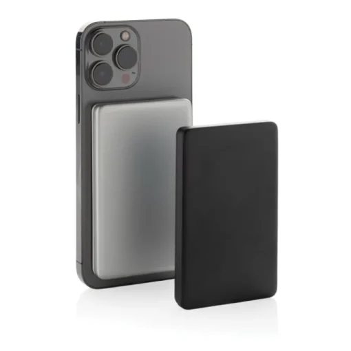 Gift Campaign Power bank con ricarica wireless magnetica con indicatore 5.000 mAh> Power Bank Personalizzati