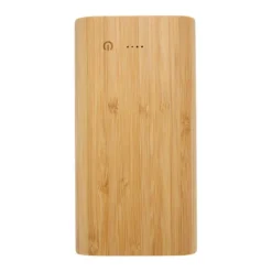 Gift Campaign Power bank da 20.000 mAh in bambù con 4 indicatori LED e 4 porte USB></noscript> Power Bank Personalizzati
