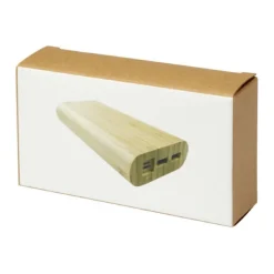 Gift Campaign Power bank da 20.000 mAh in bambù con 4 indicatori LED e 4 porte USB></noscript> Power Bank Personalizzati