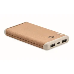 Gift Campaign Power bank da 10.000 mAh in sughero, paglia e ABS EcoDesign> Power Bank Personalizzati