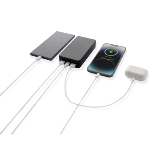 Gift Campaign Power bank ecologica da 20.000 mAh con 3 porte di ricarica> Power Bank Personalizzati