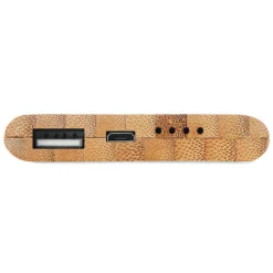 Gift Campaign Power bank in bambù personalizzabili con logo da 4000 mAh Bamboo></noscript> Power Bank Personalizzati