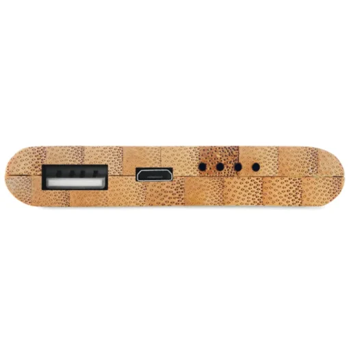 Gift Campaign Power bank in bambù personalizzabili con logo da 4000 mAh Bamboo> Power Bank Personalizzati