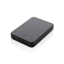Gift Campaign Power bank in plastica riciclata con due porte da 5.000 mAh> Power Bank Personalizzati