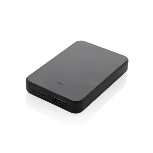 Gift Campaign Power bank in plastica riciclata con due porte da 5.000 mAh> Power Bank Personalizzati