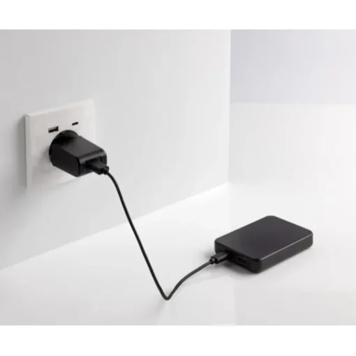 Gift Campaign Power bank in plastica riciclata con due porte da 5.000 mAh> Power Bank Personalizzati