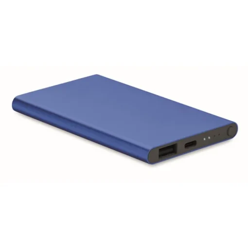Gift Campaign Power bank personalizzabili da 4.000 mAh in alluminio Alu Black> Power Bank Personalizzati