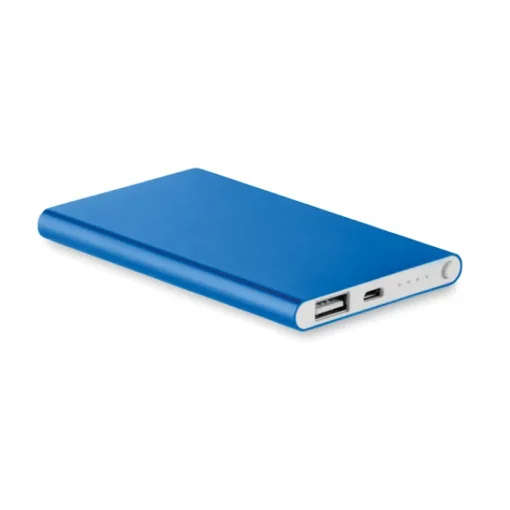 Gift Campaign Power bank personalizzati alluminio da 4.000mAh Powercard Alu> Power Bank Personalizzati