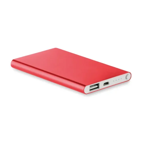 Gift Campaign Power bank personalizzati alluminio da 4.000mAh Powercard Alu> Power Bank Personalizzati