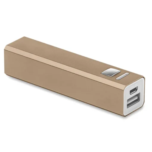 Gift Campaign Power bank promozionali economici in alluminio da 2.200 mAh Alu> Power Bank Personalizzati