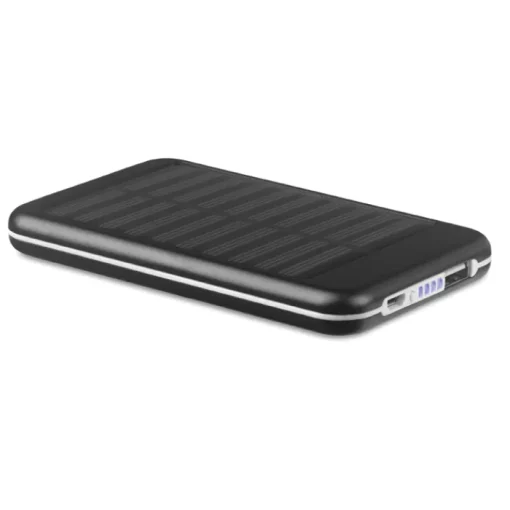 Gift Campaign Power bank solare da 4.000 mAh promozionale Powercard Solarcharge> Power Bank Personalizzati