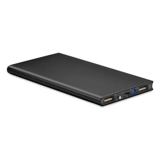 Gift Campaign Power bank solare personalizzato da 8.000 mAh Powercard Solarslim> Power Bank Personalizzati