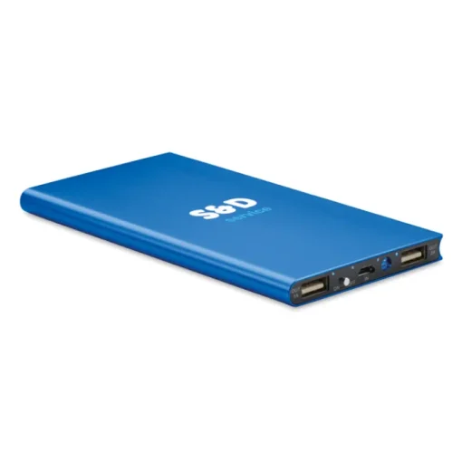 Gift Campaign Power bank solare personalizzato da 8.000 mAh Powercard Solarslim> Power Bank Personalizzati