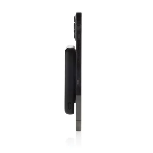 Gift Campaign Power bank wireless magnetica in plastica riciclata 5.000 mAh> Power Bank Personalizzati