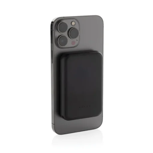 Gift Campaign Power bank wireless magnetica in plastica riciclata 5.000 mAh> Power Bank Personalizzati