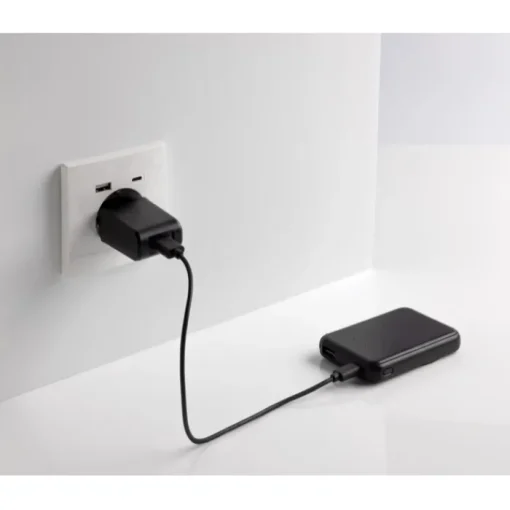 Gift Campaign Power bank wireless magnetica in plastica riciclata 5.000 mAh> Power Bank Personalizzati