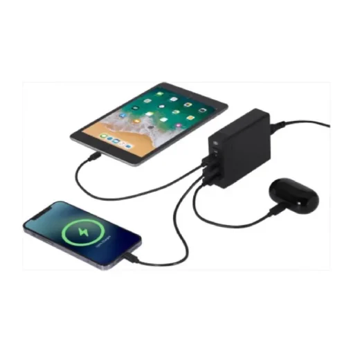 Gift Campaign Power station a carica rapida 3 porte USB-A ed 1 USB-C e cavetti UE/UK> Gadget Per L'Ufficio