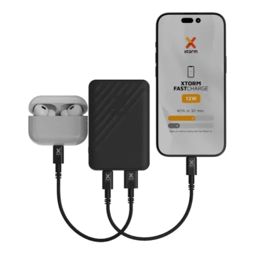 Gift Campaign Powerbank a ricarica rapida da 5.000 mAh con 2 porte USB FastCharge> Power Bank Personalizzati