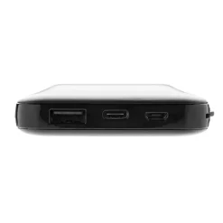Gift Campaign Powerbank cavetto doppio connettore in plastica RCS da 10.000mAh></noscript> Power Bank Personalizzati