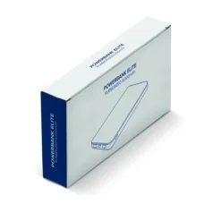 Gift Campaign Powerbank con finitura gommata, porta USB-A e porta tipo C da 8000mAh> Power Bank Personalizzati