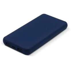 Gift Campaign Powerbank con finitura gommata, porta USB-A e porta tipo C da 8000mAh></noscript> Power Bank Personalizzati