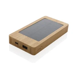 Gift Campaign Powerbank con pannelli solari in bambù FSC® da 10.000 mAh> Power Bank Personalizzati