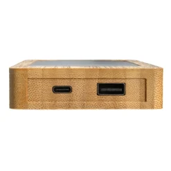 Gift Campaign Powerbank con pannelli solari in bambù FSC® da 10.000 mAh></noscript> Power Bank Personalizzati