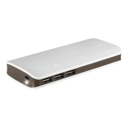 Gift Campaign Powerbank da 10.000 mAh con 3 porte USB e spia luminosa a LED Load> Power Bank Personalizzati