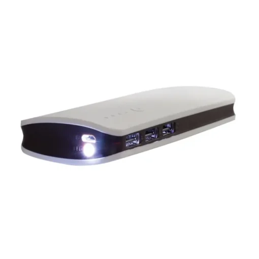 Gift Campaign Powerbank da 10.000 mAh con 3 porte USB e spia luminosa a LED Load> Power Bank Personalizzati
