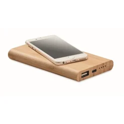 Gift Campaign Powerbank da 4.000 mAh in bambù Powercard Bamboo Plus> Power Bank Personalizzati