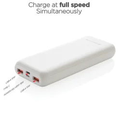 Gift Campaign Powerbank della Urban Vitamin da 20.000 mAh a ricarica rapida Pasadena></noscript> Power Bank Personalizzati