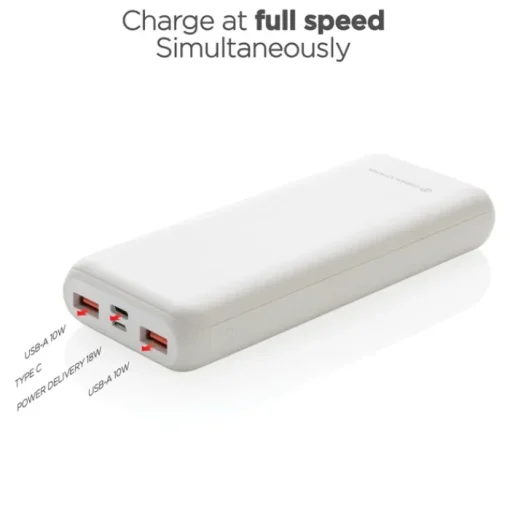 Gift Campaign Powerbank della Urban Vitamin da 20.000 mAh a ricarica rapida Pasadena> Power Bank Personalizzati