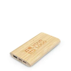 Gift Campaign Powerbank ecologica in bambù con porta USB tipo C da 10.000 mAh></noscript> Power Bank Personalizzati