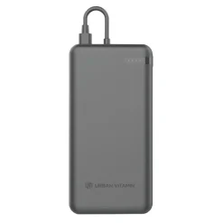 Gift Campaign Powerbank ecologico per due dispositivi con indicatore di carica 20W> Power Bank Personalizzati