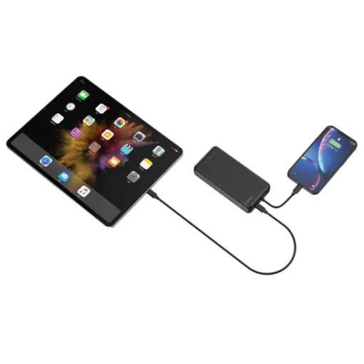 Gift Campaign Powerbank ecologico per due dispositivi con indicatore di carica 20W> Power Bank Personalizzati