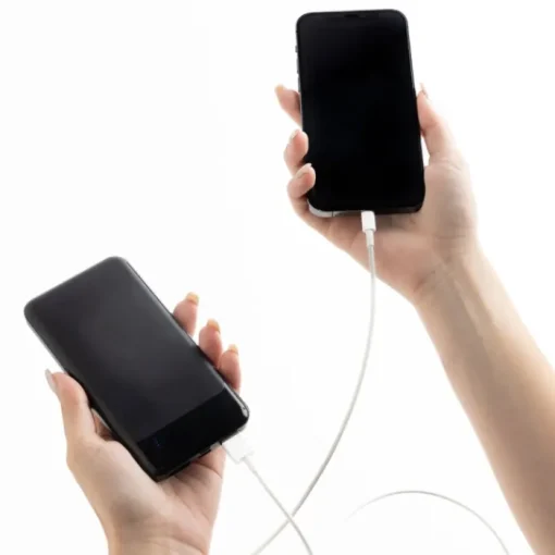 Gift Campaign Powerbank in ABS riciclato con varie porte USB da 10.000 mAh> Power Bank Personalizzati