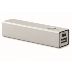 Gift Campaign Powerbank in alluminio riciclato per smartphone da 2.600 mAh></noscript> Power Bank Personalizzati