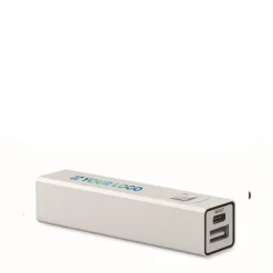 Gift Campaign Powerbank in alluminio riciclato per smartphone da 2.600 mAh></noscript> Power Bank Personalizzati