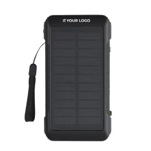 Gift Campaign Powerbank in plastica riciclata con dinamo a manovella da 10.000 mAh> Power Bank Personalizzati|Gadget Per L'Ufficio