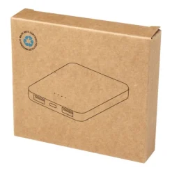 Gift Campaign Powerbank in plastica riciclata sottile ed elegante da 5.000 mAh> Power Bank Personalizzati