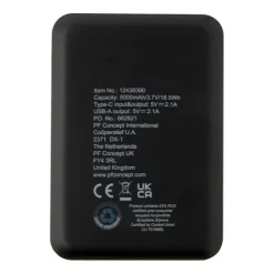 Gift Campaign Powerbank in plastica riciclata sottile ed elegante da 5.000 mAh></noscript> Power Bank Personalizzati
